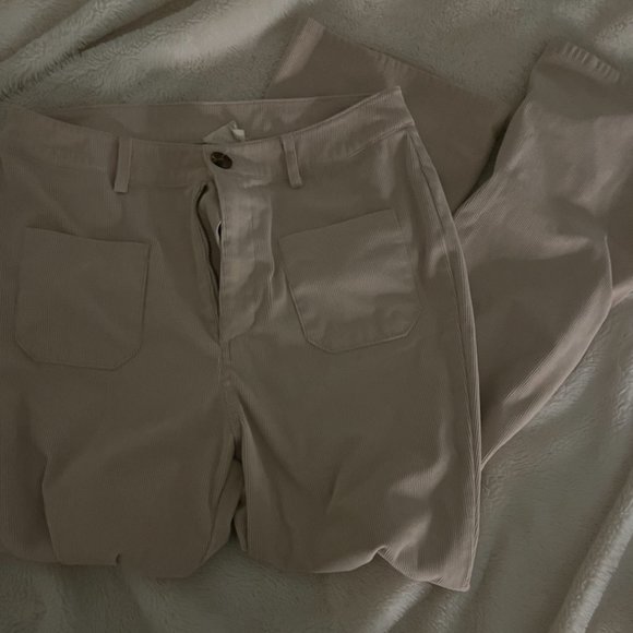 Francesca's Flared Button Down Pants - Picture 1 of 2